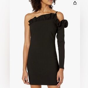 LikelyJordie One-Sleeve Cocktail Dress